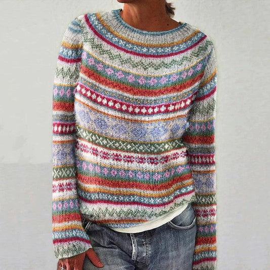 CD | Pulover confortabil Nordic fair isle