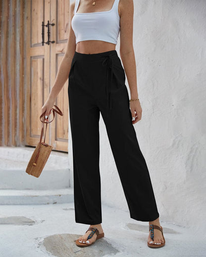 CD | Pantaloni eleganți cu talie înaltă pentru femei