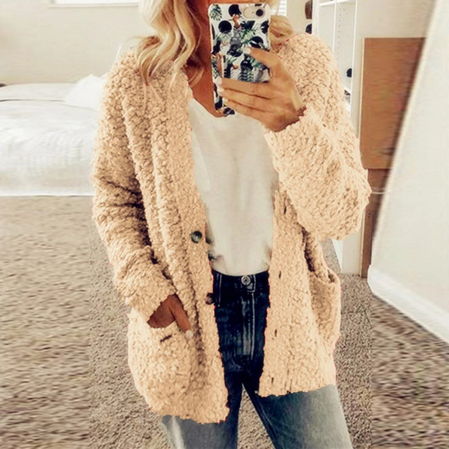 CD | Cardigan de iarnă croit și elegant