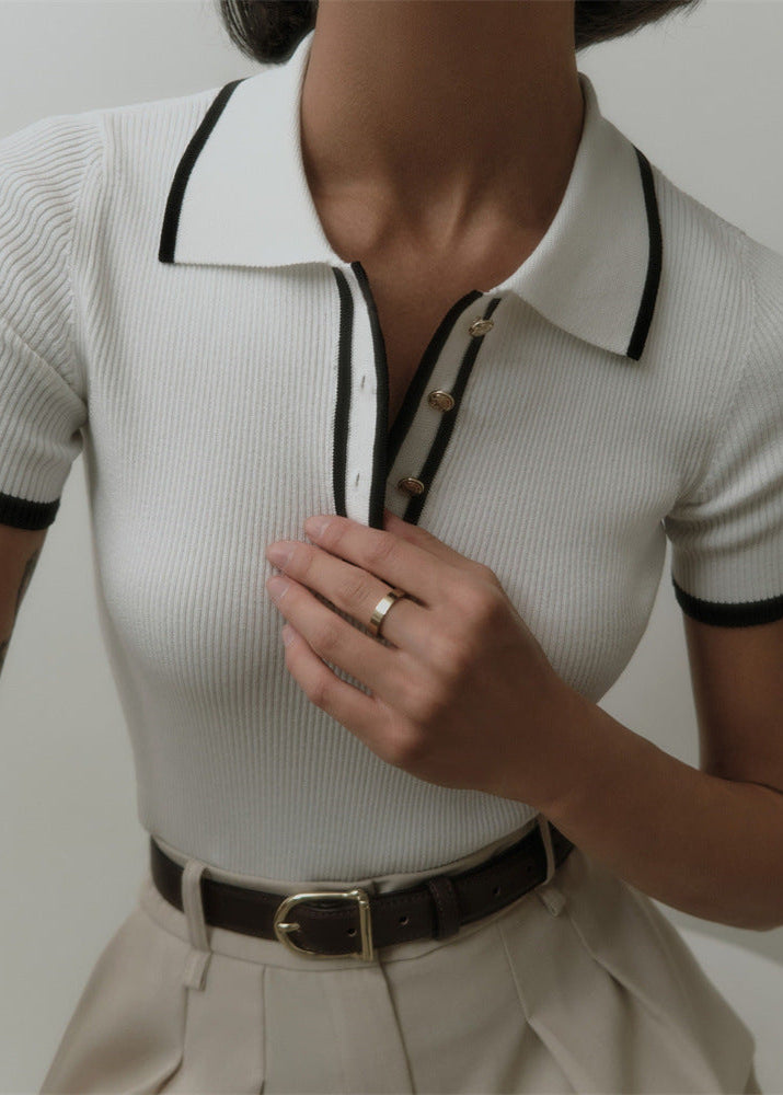 Well Tailored Top with a Graceful Silhouette