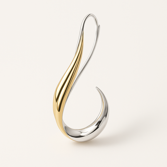 Vintage Dangling Golden Earrings