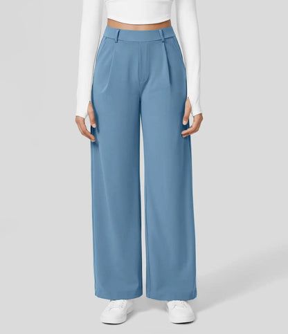 CD | Pantaloni casual eleganți cu picior drept pentru femei