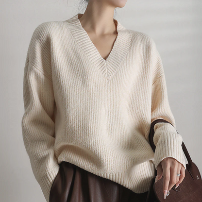 CD | Elegant & elegant jumper cu eșarfă