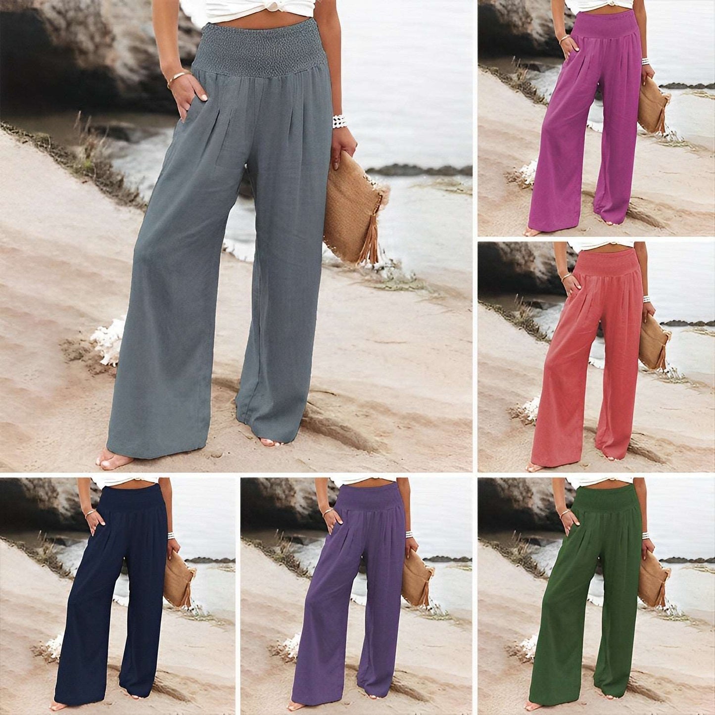 CD | Coll™ Pantaloni cu picior lat