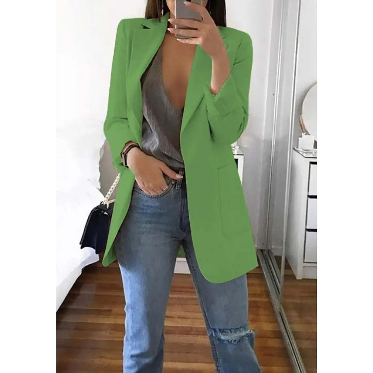 CD | Blazer elegant de buzunar pentru femei