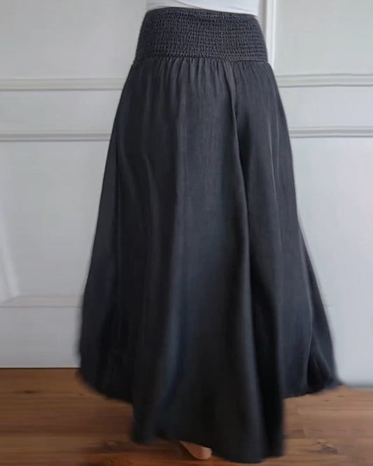 CD | Pantaloni largi cu talie elastică