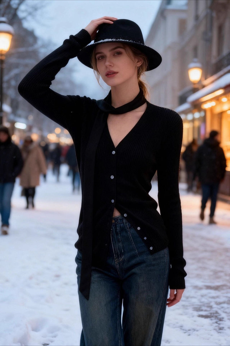 Timeless Vintage Style Top