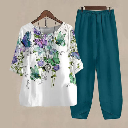 CD | Bluză și pantaloni eleganți și la modă