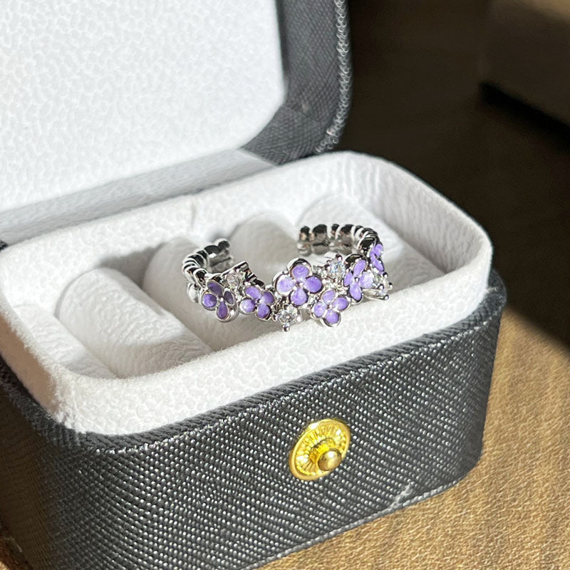 Amethyst Cluster Ring