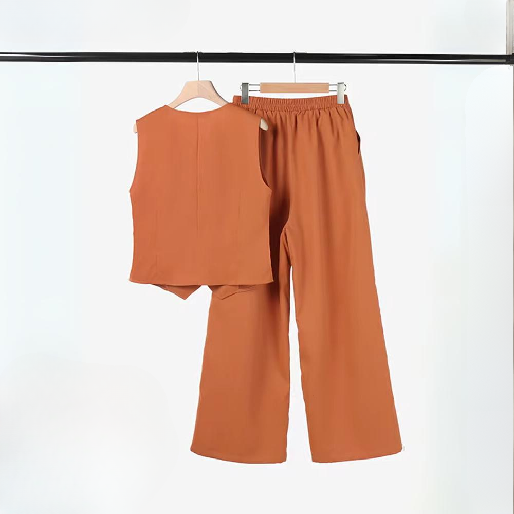 CD | Set elegant pentru femei - top și pantaloni