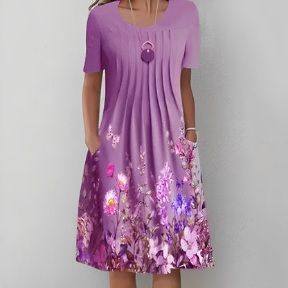 CD | Rochie midi cu imprimeu floral
