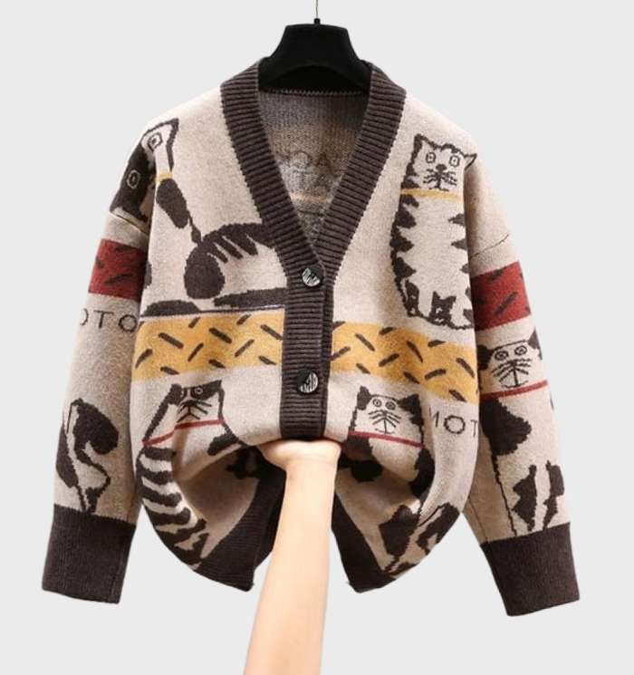 CD | Cardigan de iarnă modern și la modă