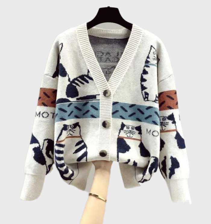 CD | Cardigan de iarnă modern și la modă