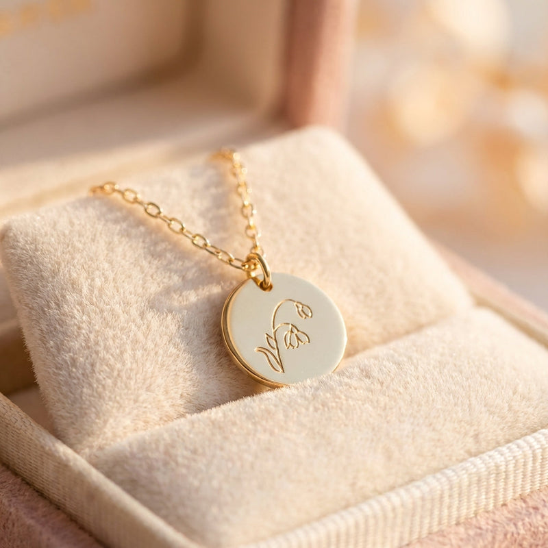 Birth Flower Necklace