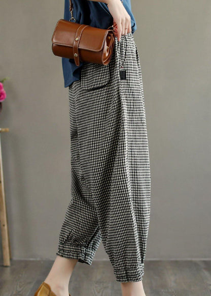 Blue Pockets Summer Linen Pants