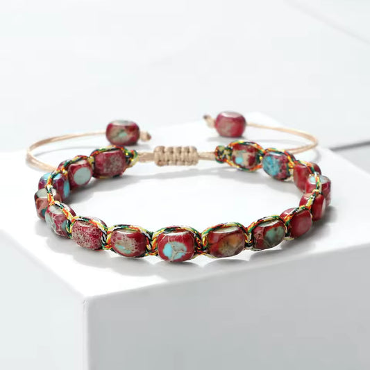 Bohemian Ceramic Bead Bracelet
