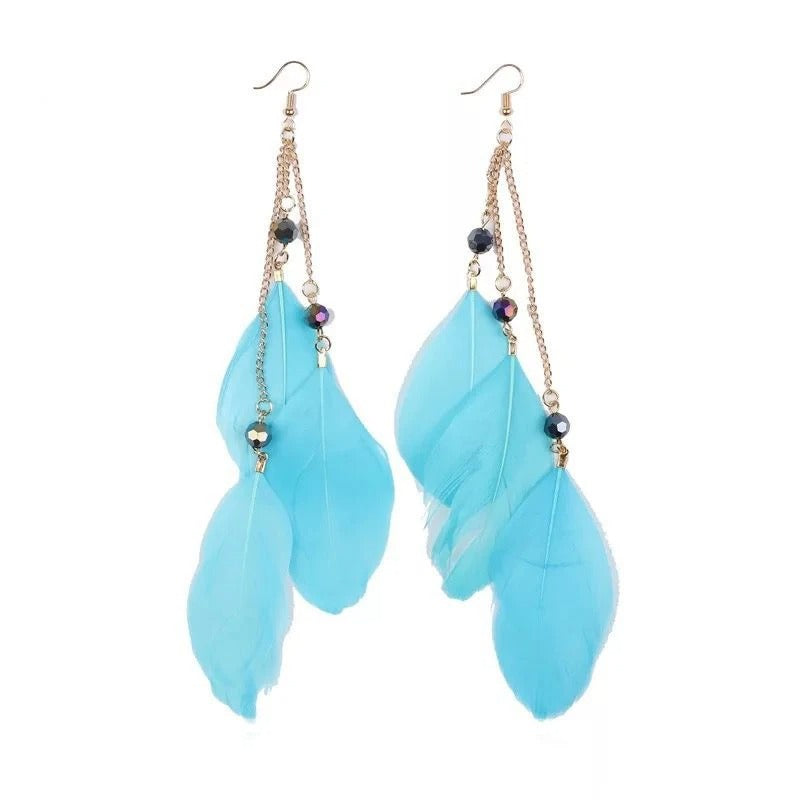 Bohemian Feather Earrings