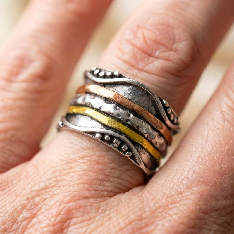 Layered Metal Ring