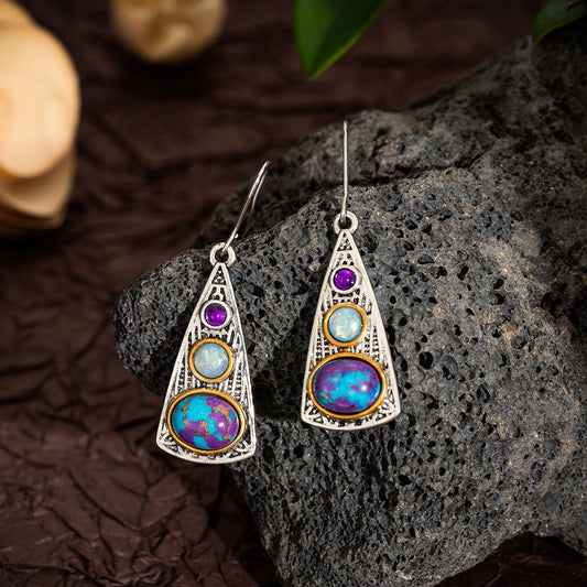 Bohemian Opal Earrings
