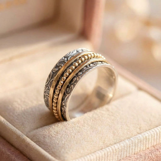 Bohemian Ornate Silver Ring