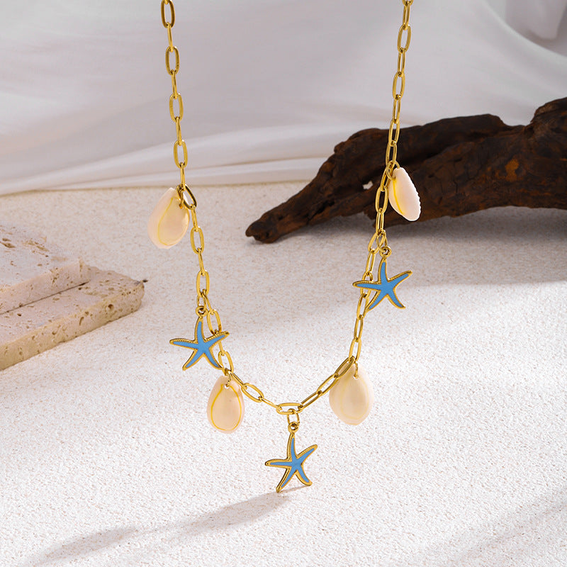 Bohemian Starfish Necklace