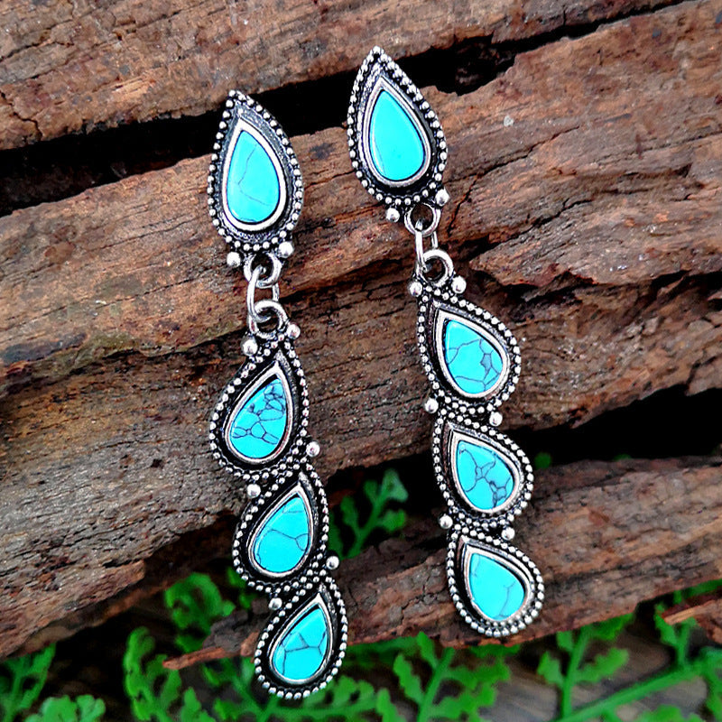 Bohemian Turquoise Earrings