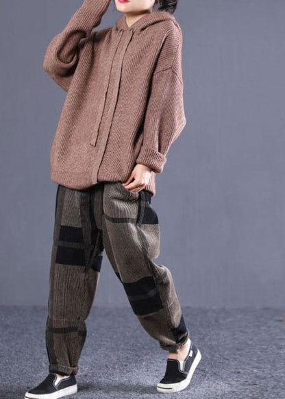 Red Chocolate Knit Fall Knit Top