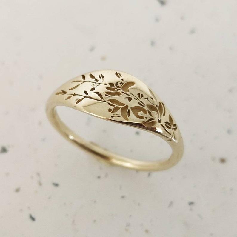 Botanical Gold Ring