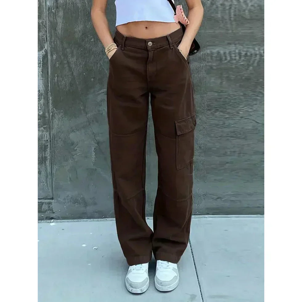 CD | pantaloni casual cargo pentru femei