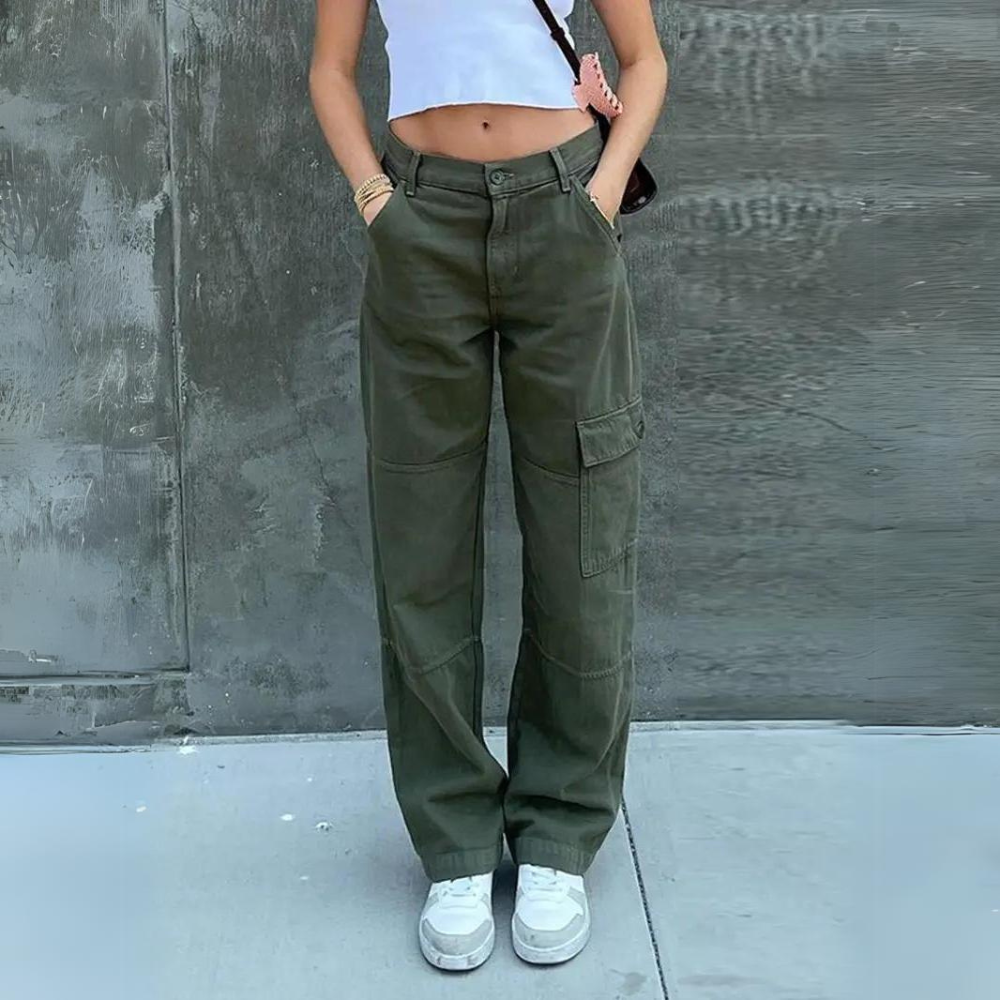 CD | Pantaloni casual cargo pentru femei