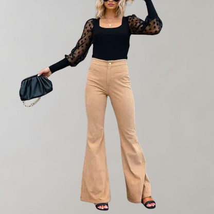 CD | Pantaloni eleganți cu talie înaltă pentru femei