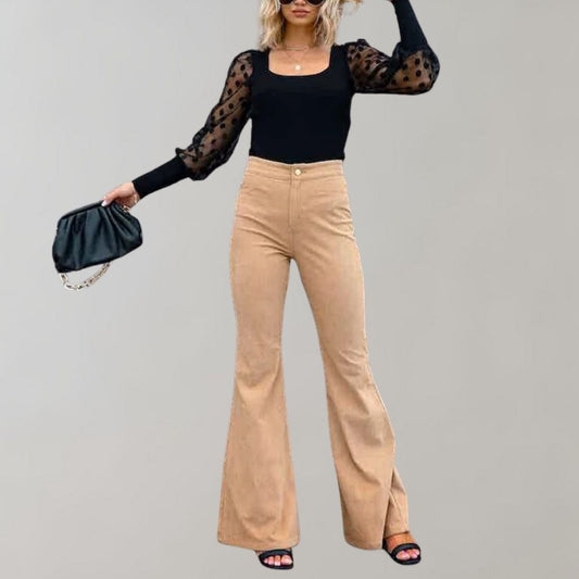 CD | Pantaloni eleganți cu talie înaltă pentru femei