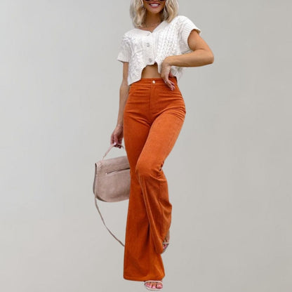 CD | Pantaloni eleganți cu talie înaltă pentru femei