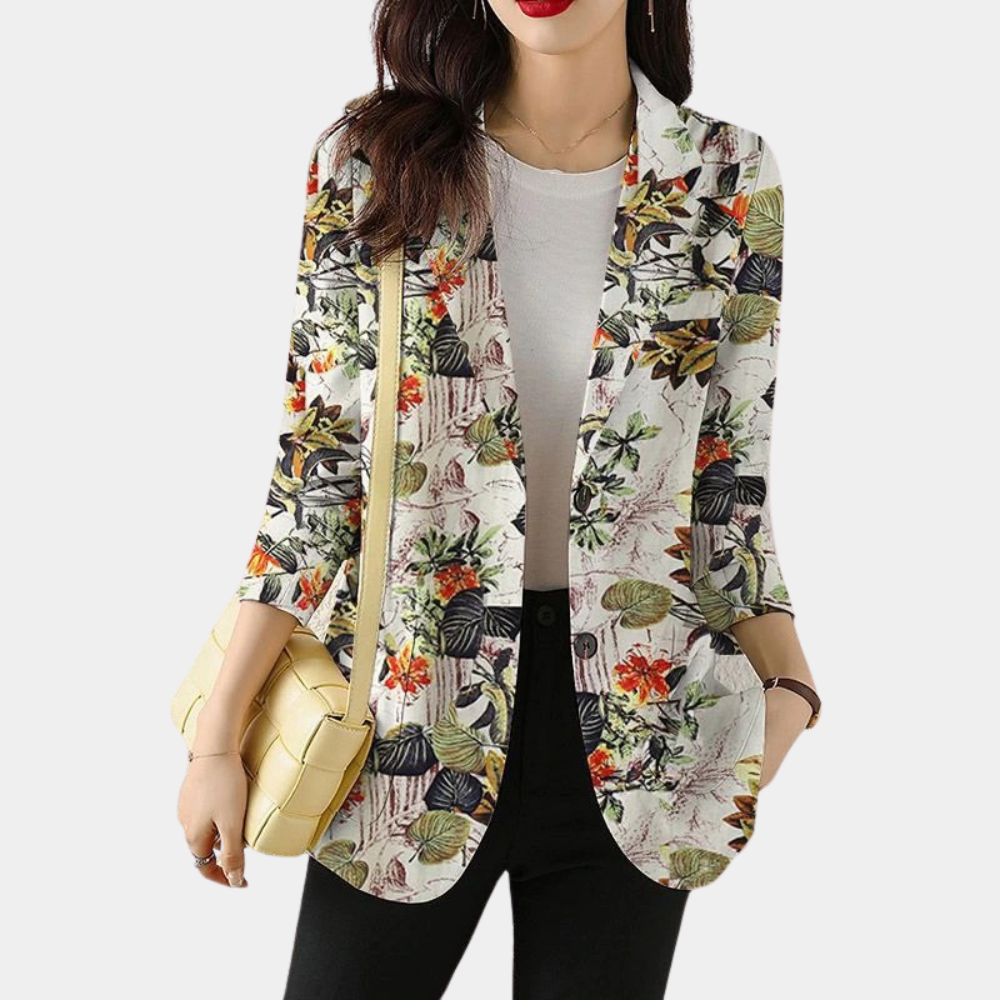 CD | Blazer de damă cu model floral