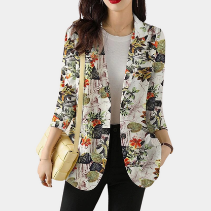 CD | Blazer de damă cu model floral