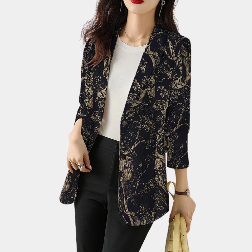 CD | Blazer de damă cu model floral