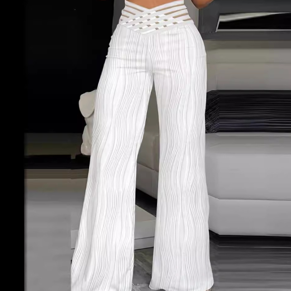 CD | Pantaloni eleganți cu talie înaltă pentru femei