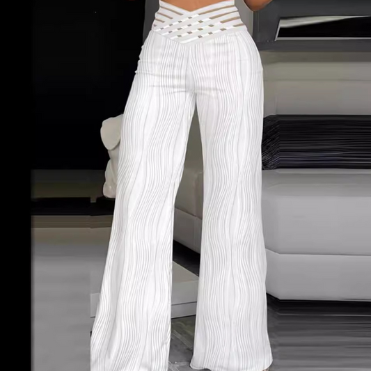 CD | Pantaloni eleganți cu talie înaltă pentru femei