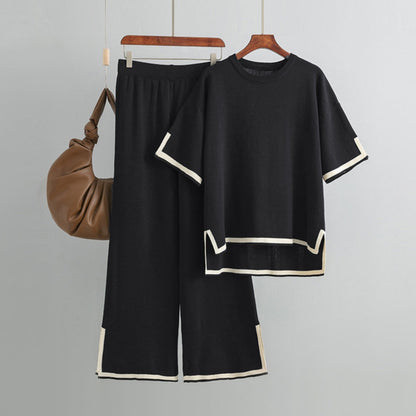CD | Cămașă și pantaloni eleganți supradimensionați pentru femei