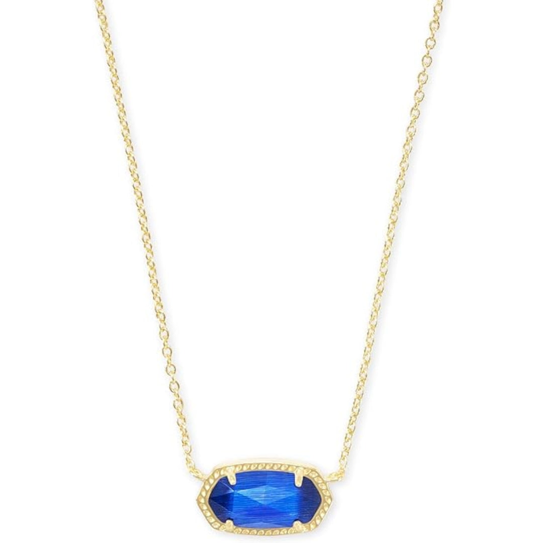 Classic Oval Sapphire Necklace | Gold