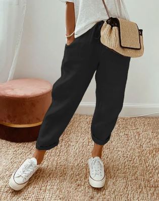 CD | Pantaloni eleganți din bumbac