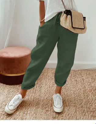 CD | Pantaloni eleganți din bumbac