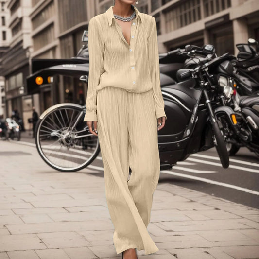 CD | Bluză elegantă și ușoară și pantaloni