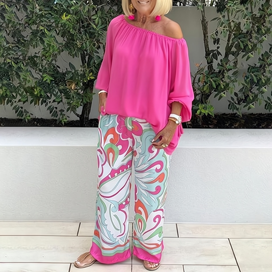 CD | Set pantaloni cu flori Elma™ (50% reducere)