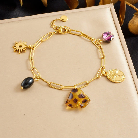 Charm Gold Bracelet