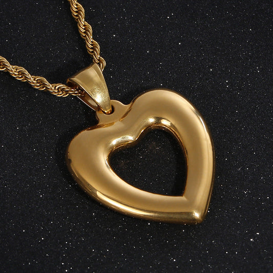 Classic Gold Heart Necklace