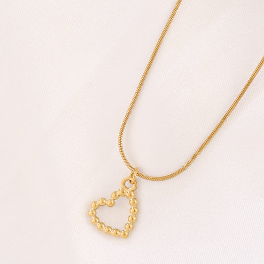 Classic Gold Heart Necklace