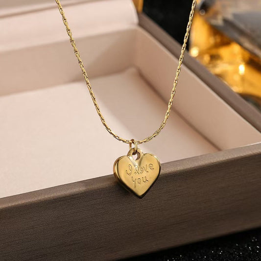 Classic Gold Heart Necklace