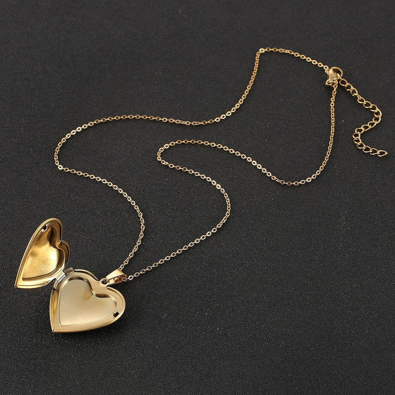 Classic Gold Locket Necklace