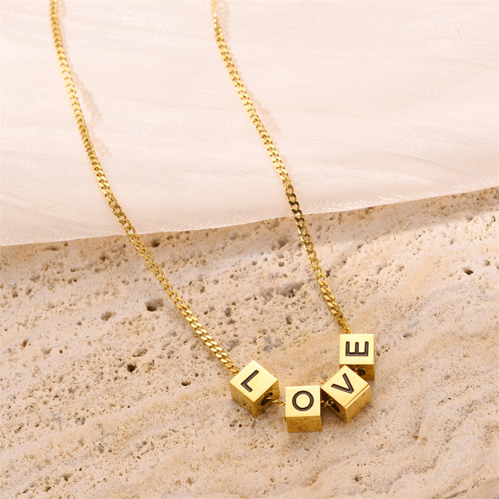 Classic Gold Love Necklace